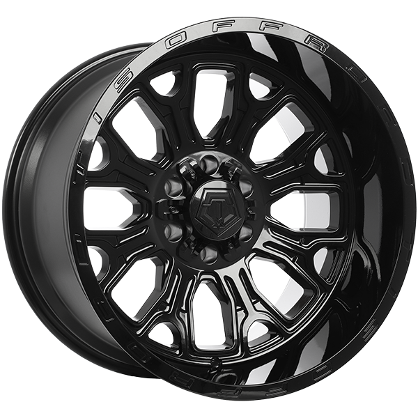 TIS Wheels 560 Gloss Black 20x12 -44 6x135|6x139.7mm 106.1mm