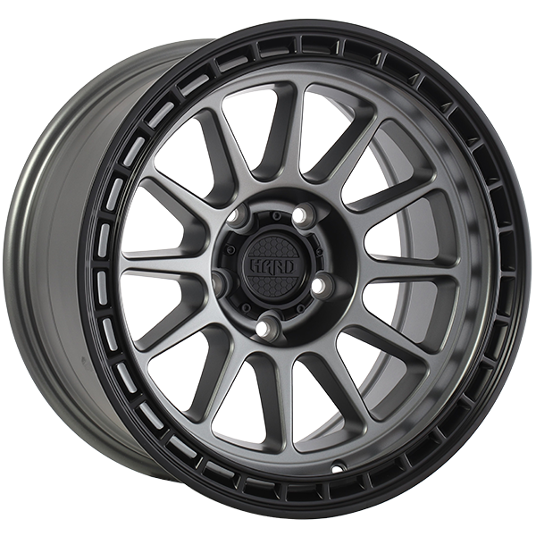 Arturo Veneziani 抽象模様ローブ Ruffino HARD MOJAVE Satin Gray - Black Lip 17x8.5 -6 5x127mm 71.5