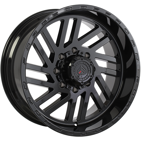 Forged Offroad XR107 Gloss Black 20x10 -12 8x180mm 125.2mm