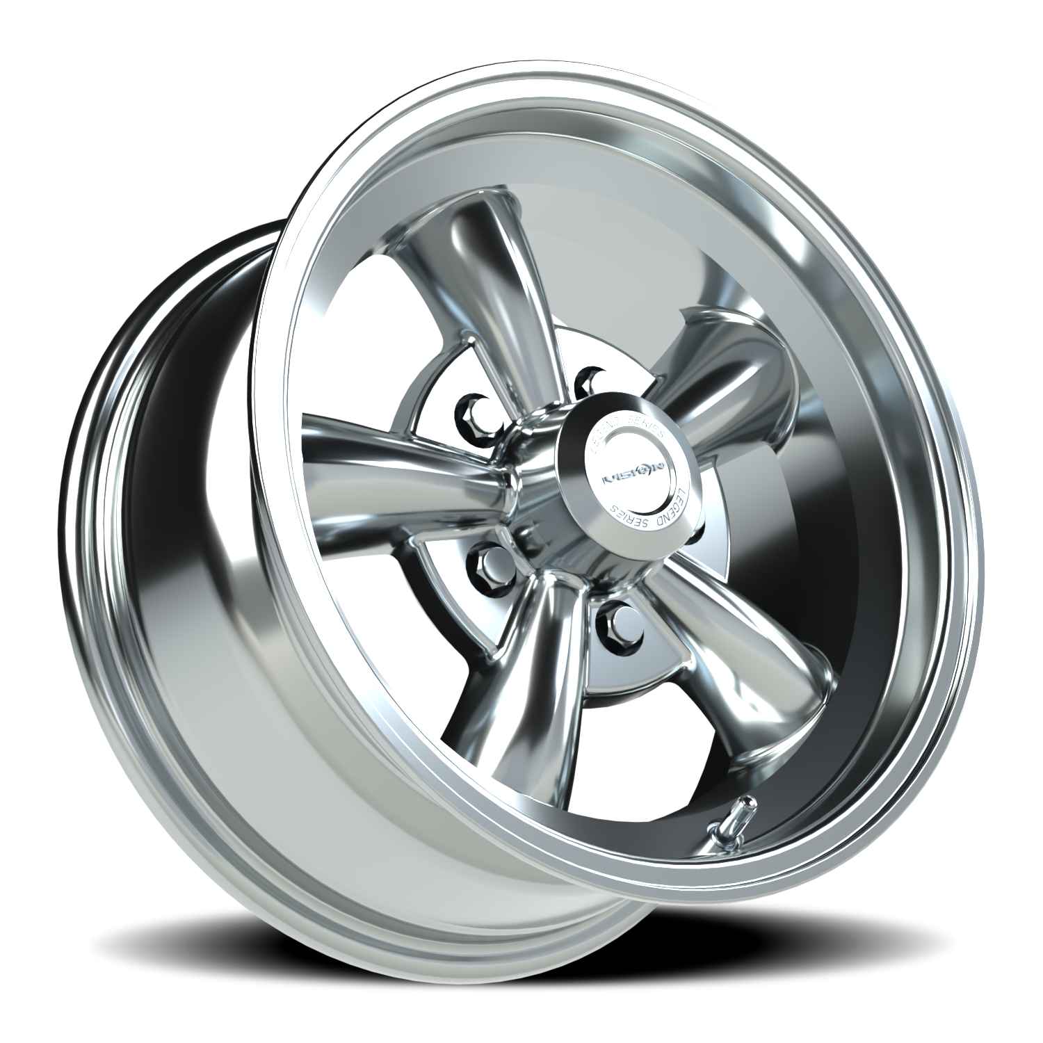 Vision Wheel 141H Chrome 15x7 +6 5x120.65mm 83mm - Wheelwiz