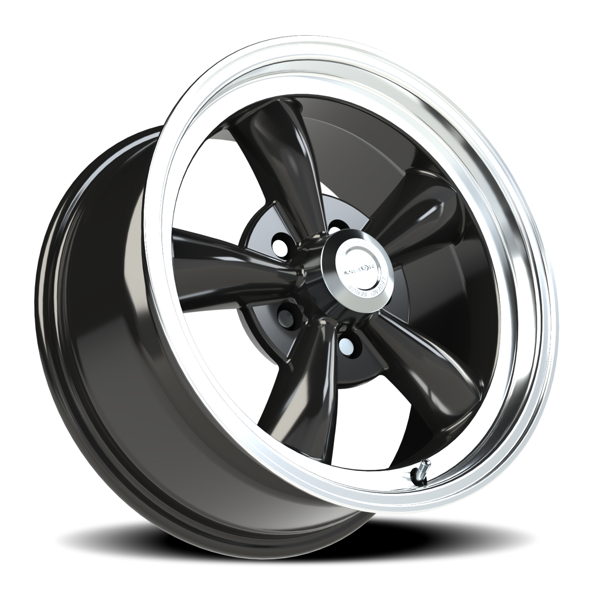 Vision Wheel 141H Gloss Black Machined Lip 17x8 0 5x120.65mm 83mm - Wheelwiz