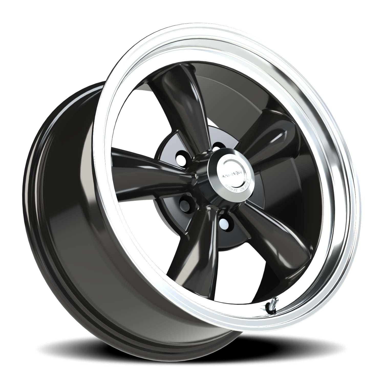 Vision Wheel 141H Gloss Black Machined Lip 17x8 +19 5x120.65mm 87.1mm - Wheelwiz