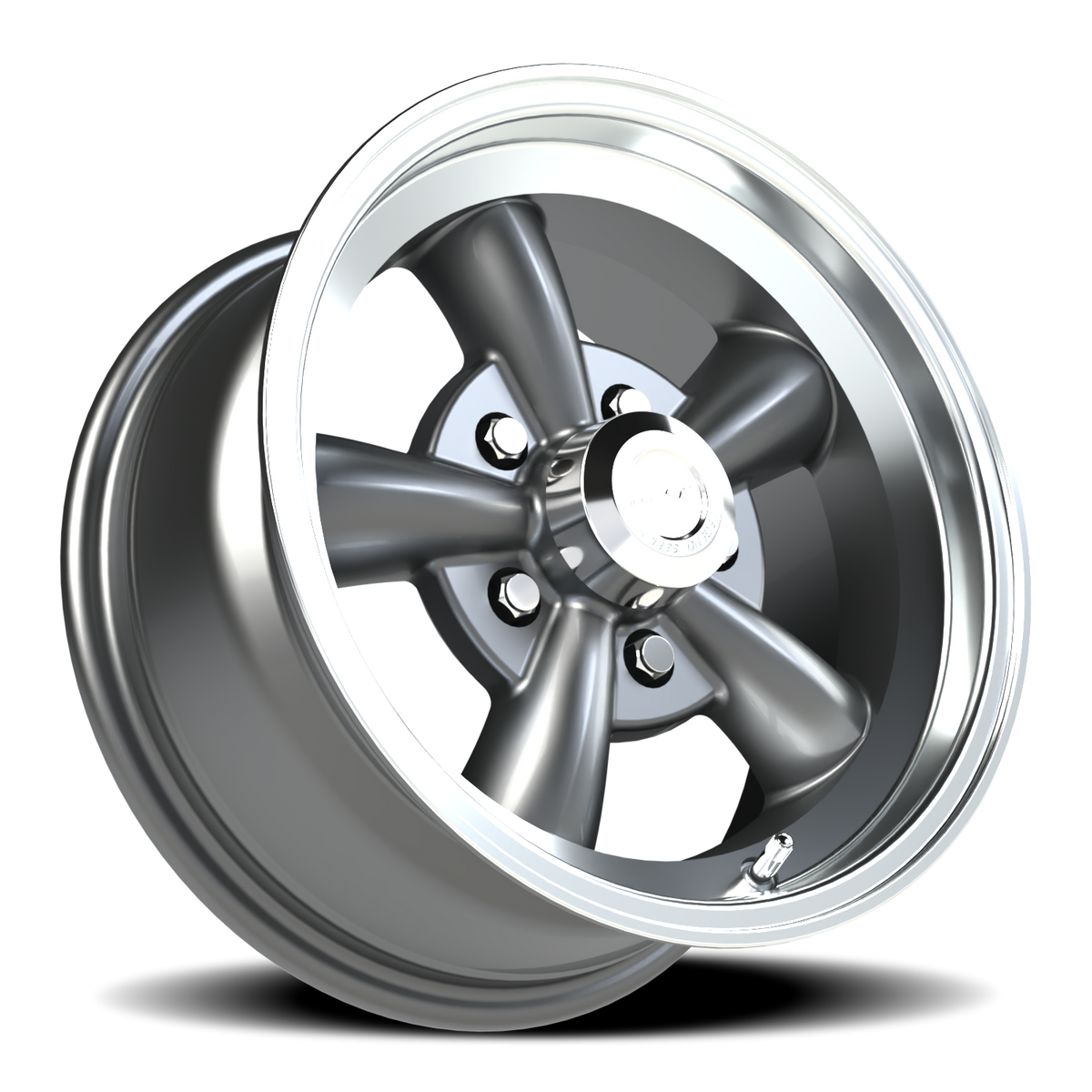 Vision Wheel 141H Gunmetal Machined Lip 15x7 +6 5x120.65mm 83mm - Wheelwiz