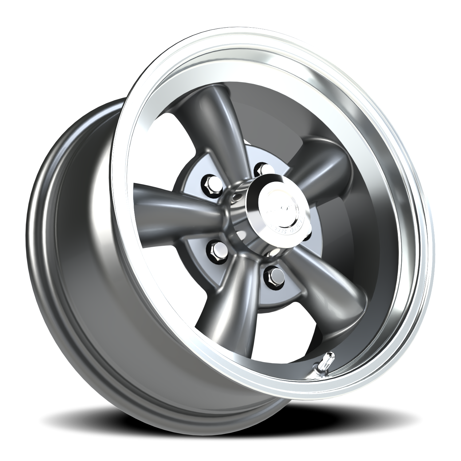 Vision Wheel 141H Gunmetal Machined Lip 15x7 +6 5x114.3mm 83mm - Wheelwiz