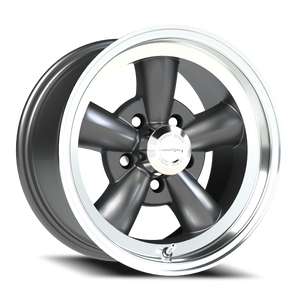 Vision Wheel 141H Gunmetal Machined Lip 15x8 -19 5x114.3mm 83mm - Wheelwiz