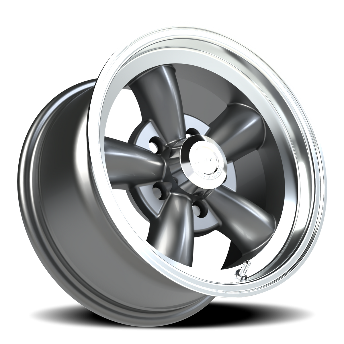 Vision Wheel 141H Gunmetal Machined Lip 15x8 -19 5x114.3mm 83mm - Wheelwiz