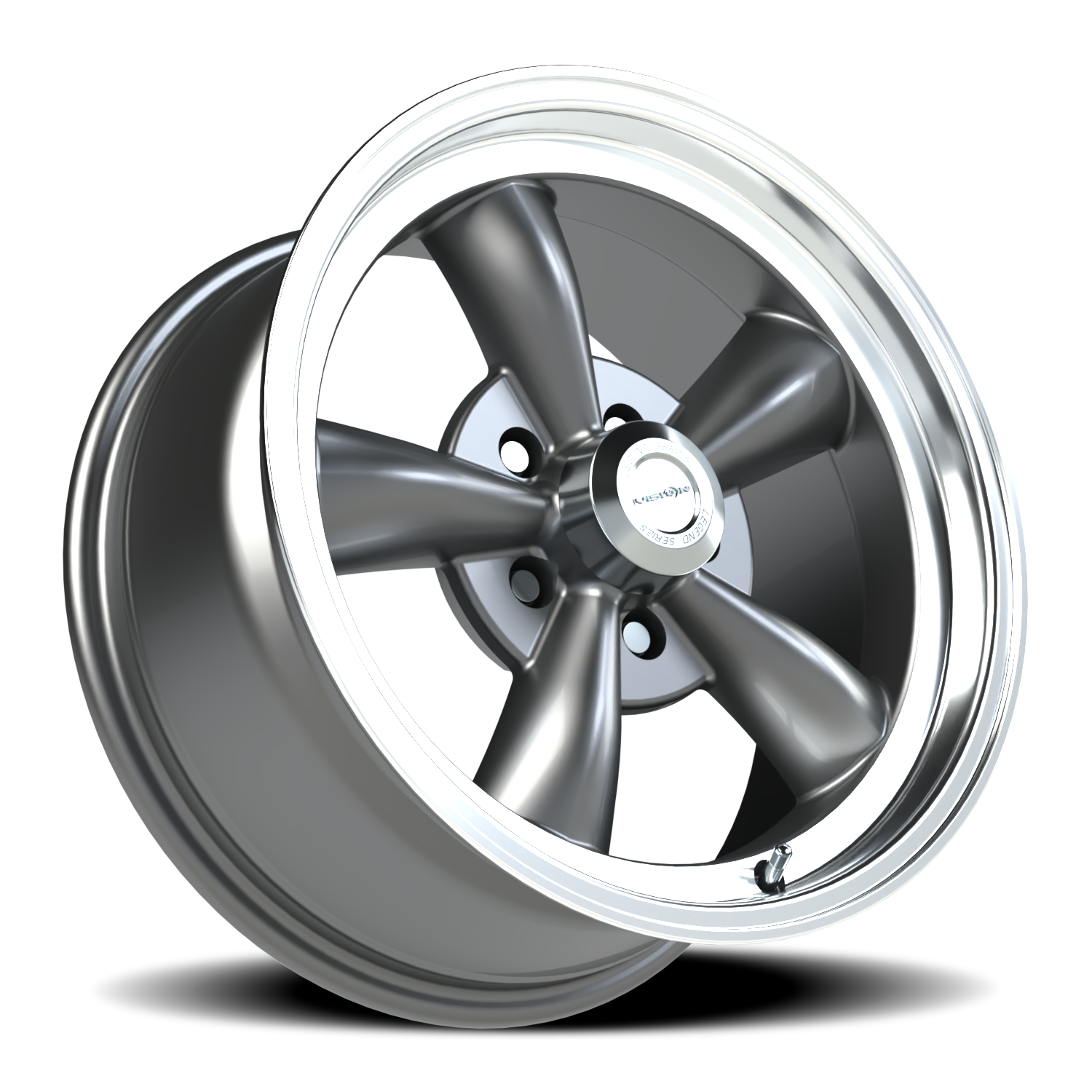 Vision Wheel 141H Gunmetal Machined Lip 17x8 +19 5x114.3mm 83mm - Wheelwiz