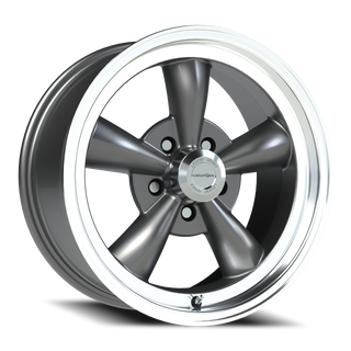 Vision Wheel 141H Gunmetal Machined Lip 17x8 +19 5x127mm 83mm
