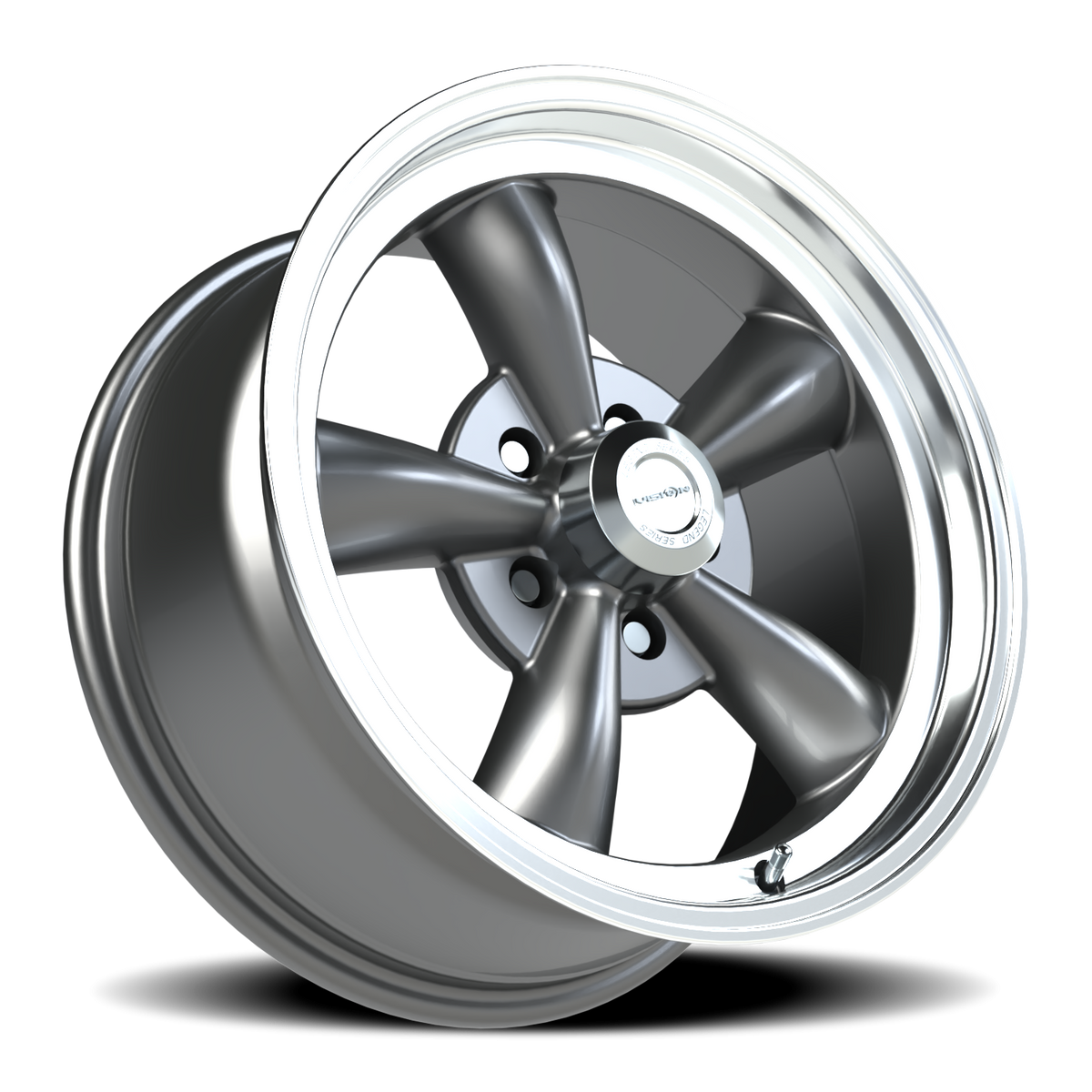 Vision Wheel 141H Gunmetal Machined Lip 17x8 +19 5x127mm 83mm - Wheelwiz