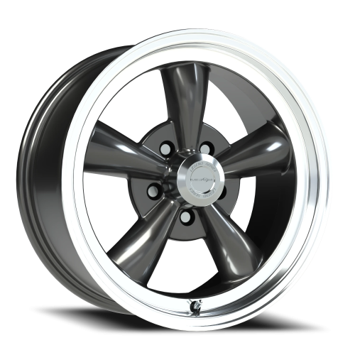 Vision Wheel 141H Gunmetal Machined Lip 17x9 +25 5x127mm 83mm - Wheelwiz