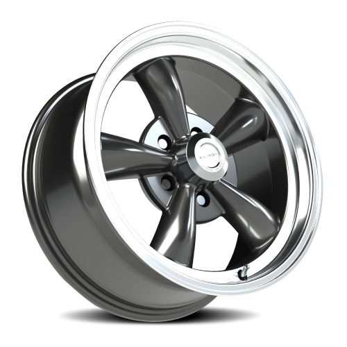 Vision Wheel 141H Gunmetal Machined Lip 17x9 +25 5x127mm 83mm - Wheelwiz
