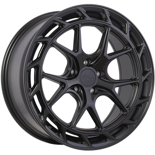 720Form FF18 Satin Black 20x9 +35 5x112mm 66.6mm