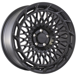 720Form FF20 Satin Black 19x8.5 +35 5x112mm 66.6mm