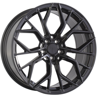 720Form LX4 Gloss Black 20x9 +35 5x120mm 72.6mm