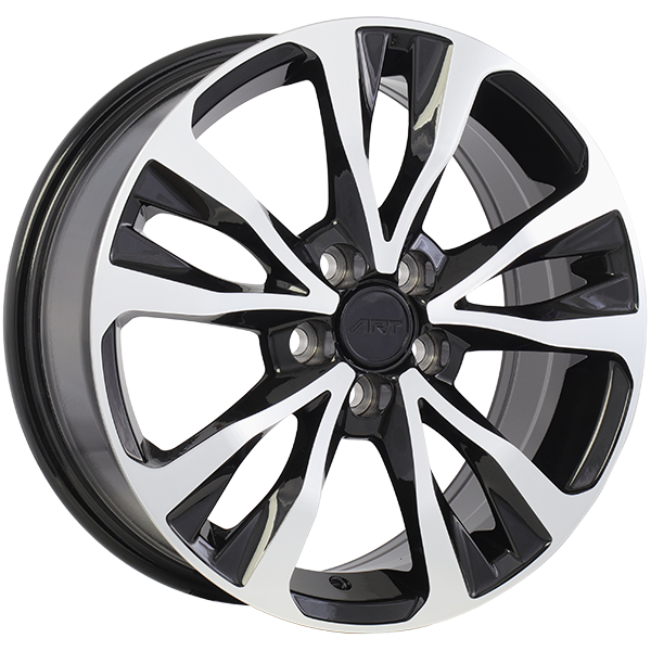 ART Replica REPLICA 126 Gloss Black - Machined Face 17x7 +35 5x114.3mm 60.1mm