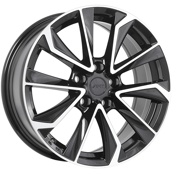 ART Replica REPLICA 179 Gloss Black - Machined Face 17x7.5 +35 5x114.3mm 60.1mm
