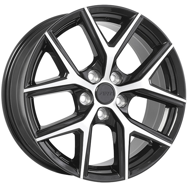 ART Replica REPLICA 383 Gloss Black - Machined Face 18x7.5 +45 5x114.3mm 60.1mm