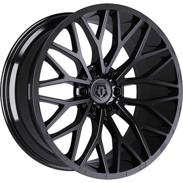 TIS Wheels 566 Gloss Black 22x12 -44 6x139.7mm 106.1mm