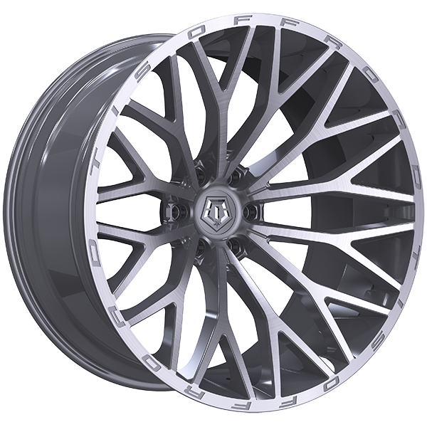 TIS Wheels 566 Silver - Brushed Face 20x10 -24 6x139.7mm 106.1mm