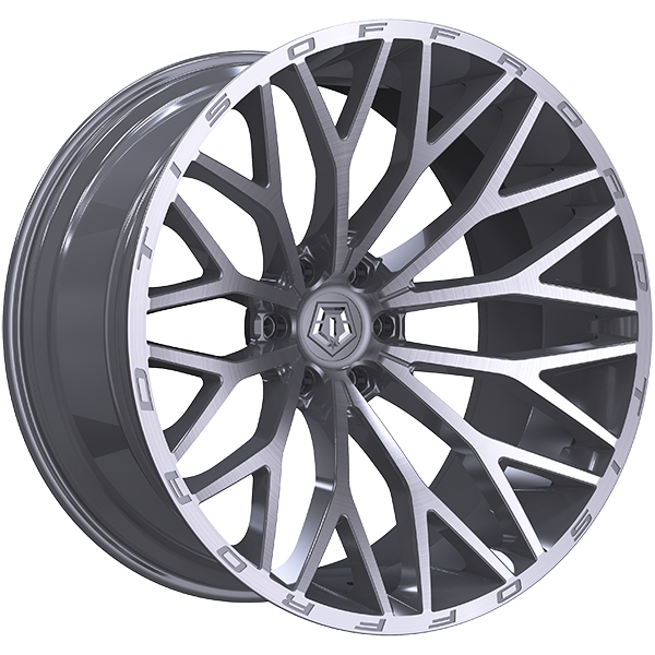 TIS Wheels 566 Silver - Brushed Face 20x10 -19 6x139.7mm 106.1mm
