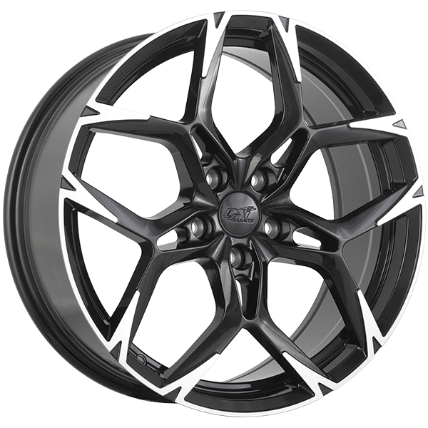 DAI RAZOR-X Gloss Black - Machined Face 19x8 +40 5x114.3mm 67.1mm - Wheelwiz