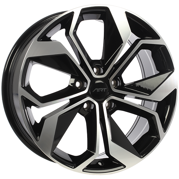 ART Replica REPLICA 309 Gloss Black - Machined Face 17x7 +35 5x115mm 70.3mm - Wheelwiz