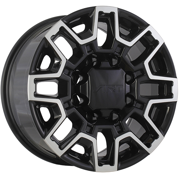 ART Replica REPLICA 410 Gloss Black - Machined Face 18x9 +32 8x180mm 124.1mm - Wheelwiz