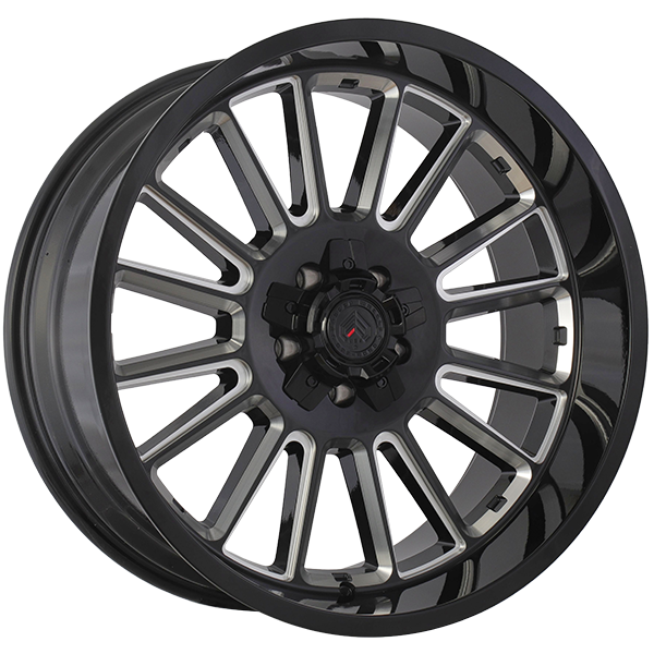 Forged Offroad XR12 Gloss Black - Milled Edge 20x10 -25 5x127|5x139.7mm 77.8mm - Wheelwiz