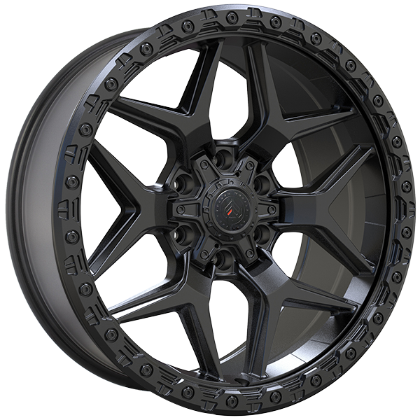 Forged Offroad XR13 Satin Black 20x9 +15 6x135|6x139.7mm 108.1mm - Wheelwiz