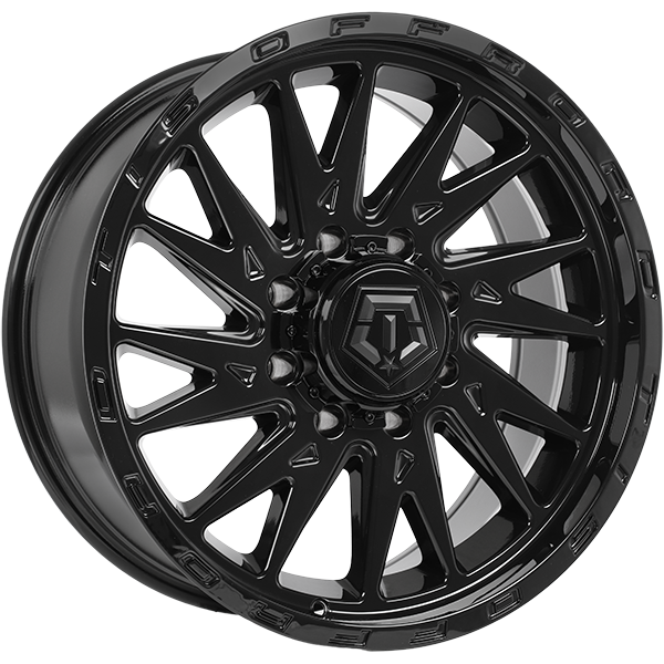 TIS Wheels 547 Gloss Black 20x10 -25 8x180mm 124.3mm - Wheelwiz