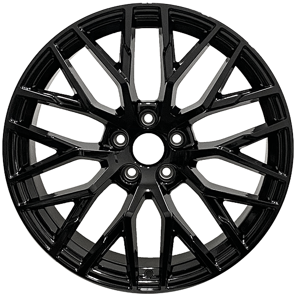 RAC Replica A20 Gloss Black 18x8 +33 5x112mm 66.5mm - Wheelwiz
