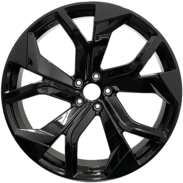RAC Replica A21 Gloss Black 22x10 +20 5x112mm 66.5mm - Wheelwiz