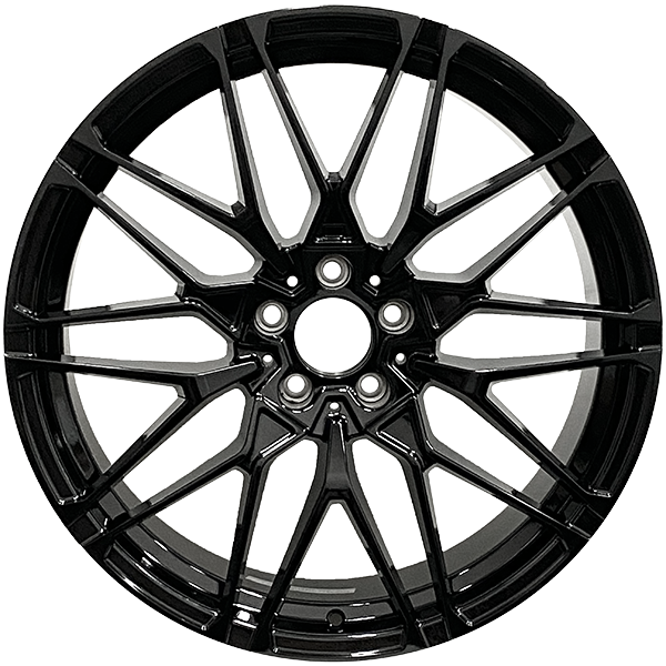 RAC Replica B26 Gloss Black 22x9.5 +32 5x112mm 66.6mm - Wheelwiz