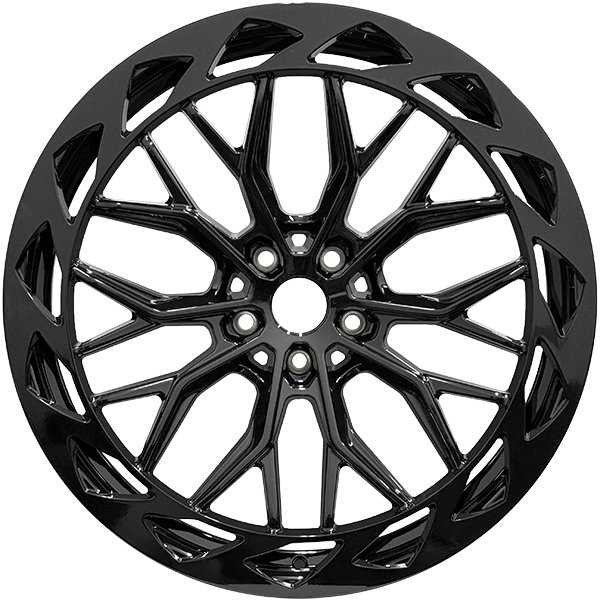 RAC Replica L22 Gloss Black 22x9.5 +40 5x120mm 72.6mm - Wheelwiz