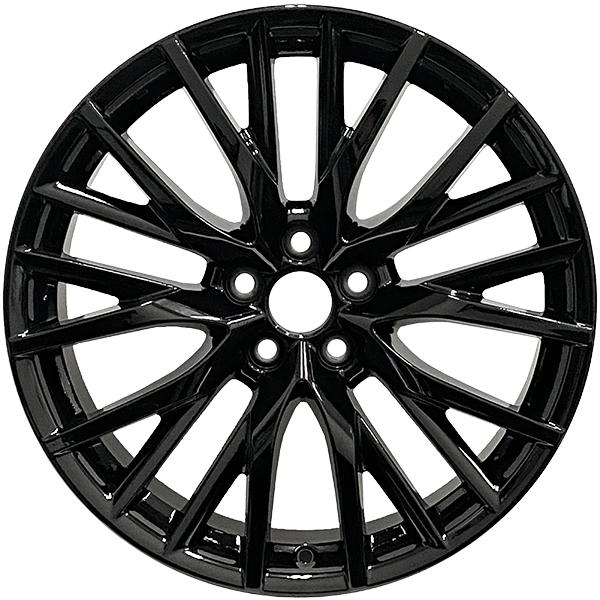 RAC Replica LX2 Gloss Black 18x7.5 +35 5x114.3mm 60.1mm - Wheelwiz