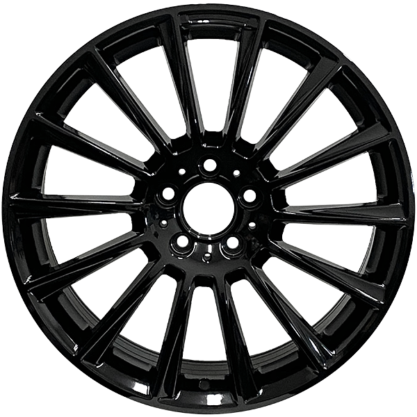 RAC Replica M04 Gloss Black 20x8.5 +35 5x112mm 66.6mm - Wheelwiz