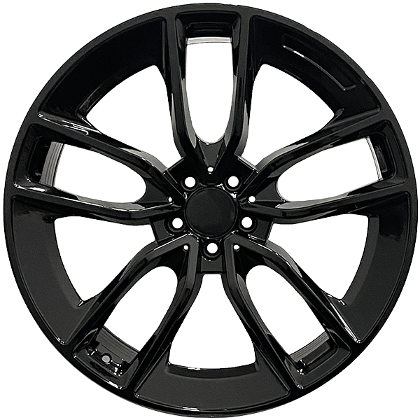 RAC Replica M17 Gloss Black 21x10 +42 5x112mm 66.6mm - Wheelwiz