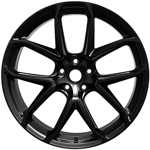 RAC Replica P11 Satin Black 20x10 +19 5x112mm 66.5mm - Wheelwiz