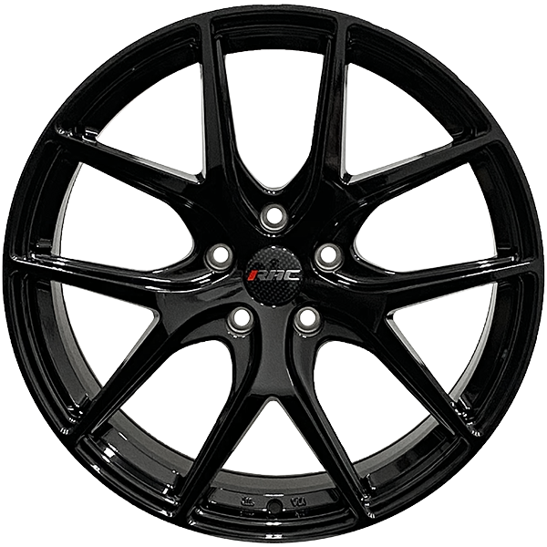 RAC Replica R02 Gloss Black 18x8 +40 5x114.3mm 60.1mm - Wheelwiz