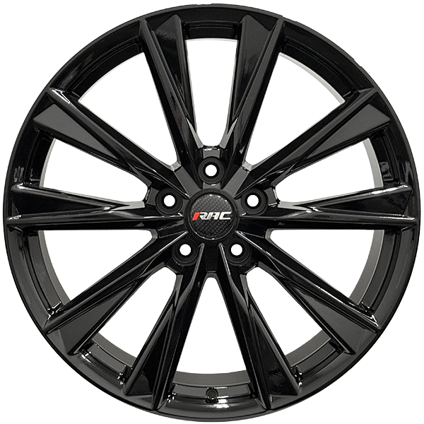 RAC Replica R24 Gloss Black 20x8.5 +42 5x114.3mm 67.1mm - Wheelwiz