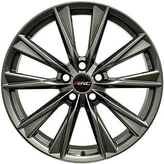 RAC Replica RR24 Titanium 18x8 +40 5x114.3mm 64.1mm