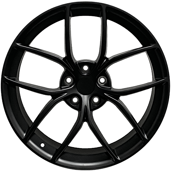 RAC Replica TS2 Satin Black 18x8.5 +35 5x114.3mm 64.1mm - Wheelwiz