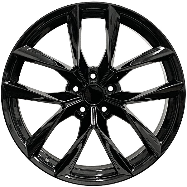 RAC Replica TS3 Gloss Black 20x9 +35 5x114.3mm 64.1mm - Wheelwiz