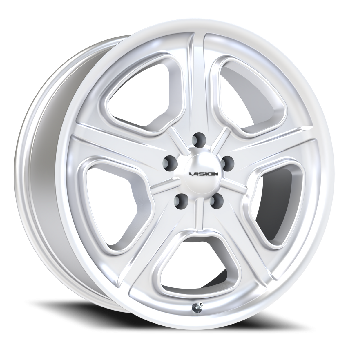 Vision Wheel 147 Hyper Silver 20x8.5 +10 5x115mm 83mm - Wheelwiz