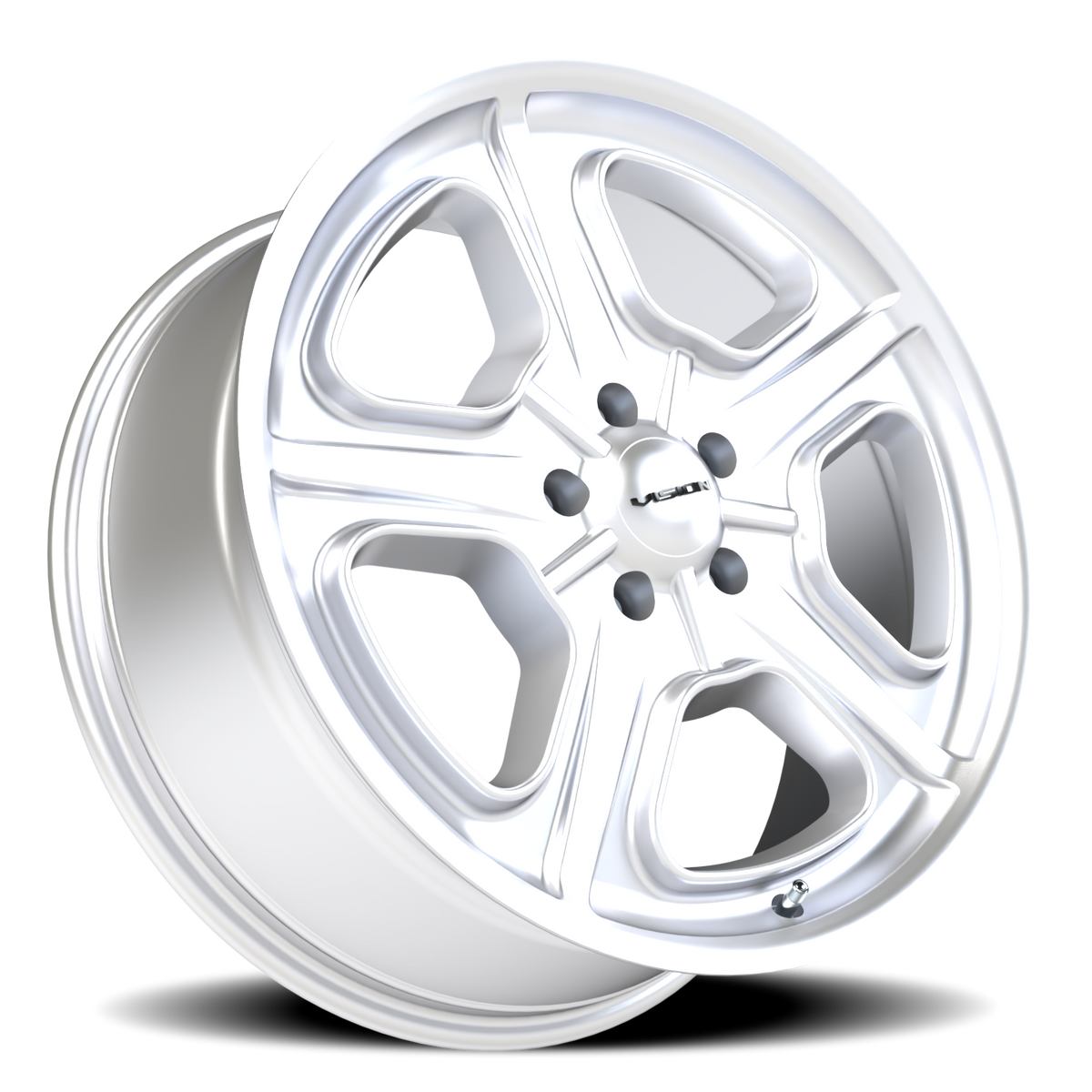 Vision Wheel 147 Hyper Silver 20x8.5 +10 5x115mm 83mm - Wheelwiz