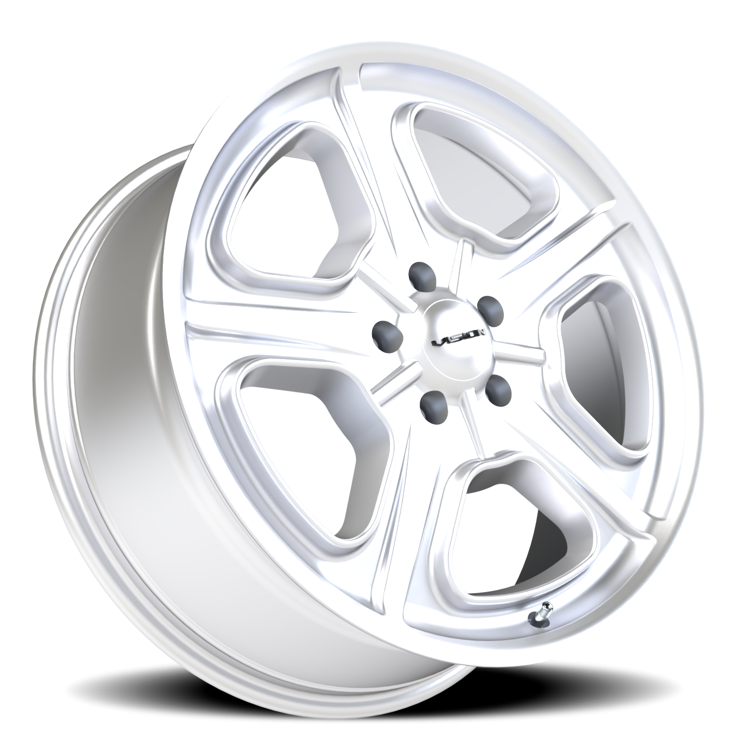 Vision Wheel 147 Hyper Silver 20x8.5 +10 5x115mm 83mm - Wheelwiz