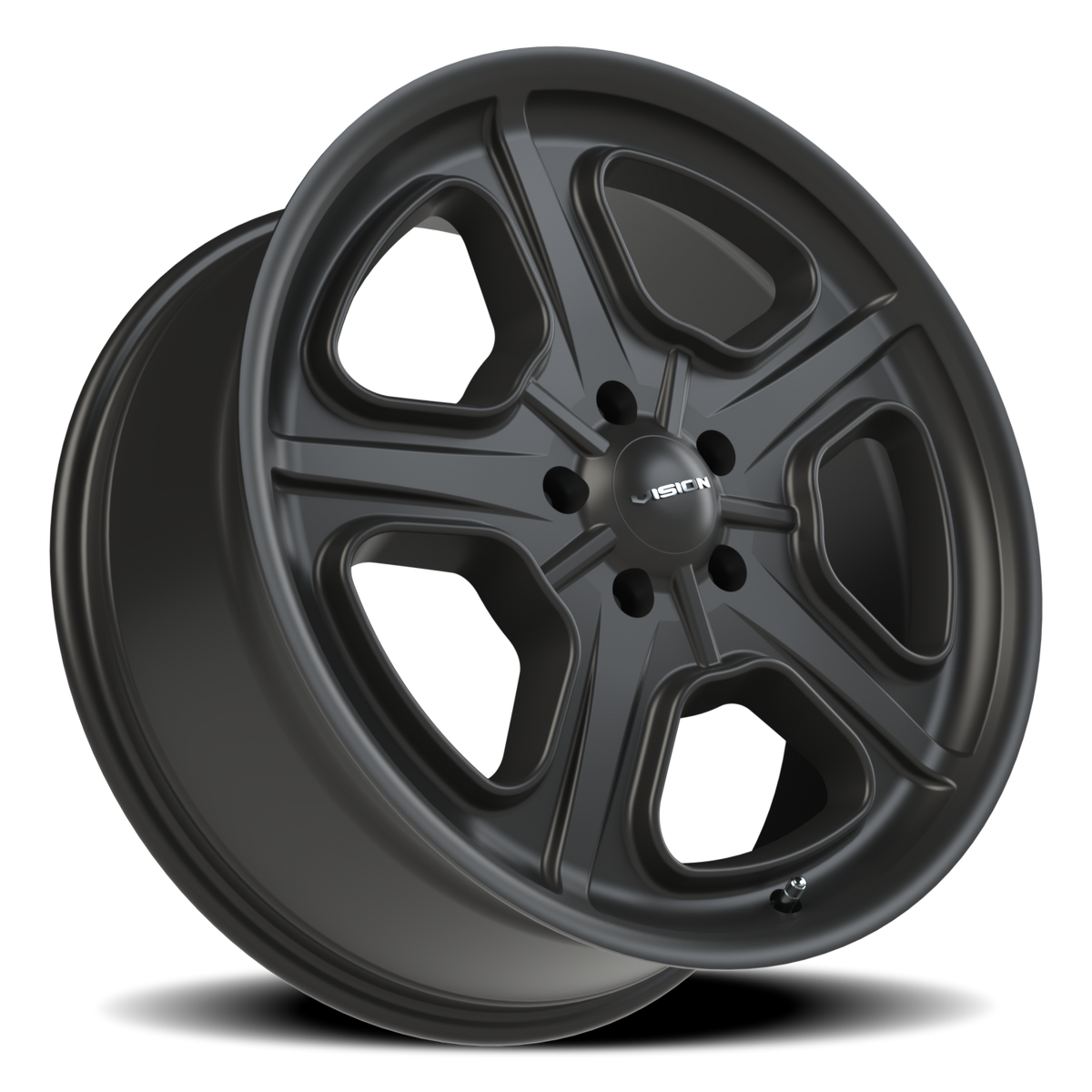 Vision Wheel 147 Satin Black 20x8.5 +10 5x115mm 83mm - Wheelwiz