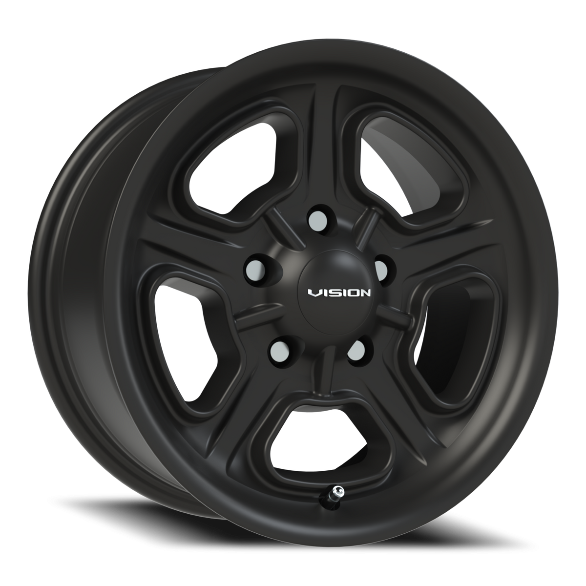 Vision Wheel 147 Satin Black 15x7 +6 5x120.65mm 83mm - Wheelwiz