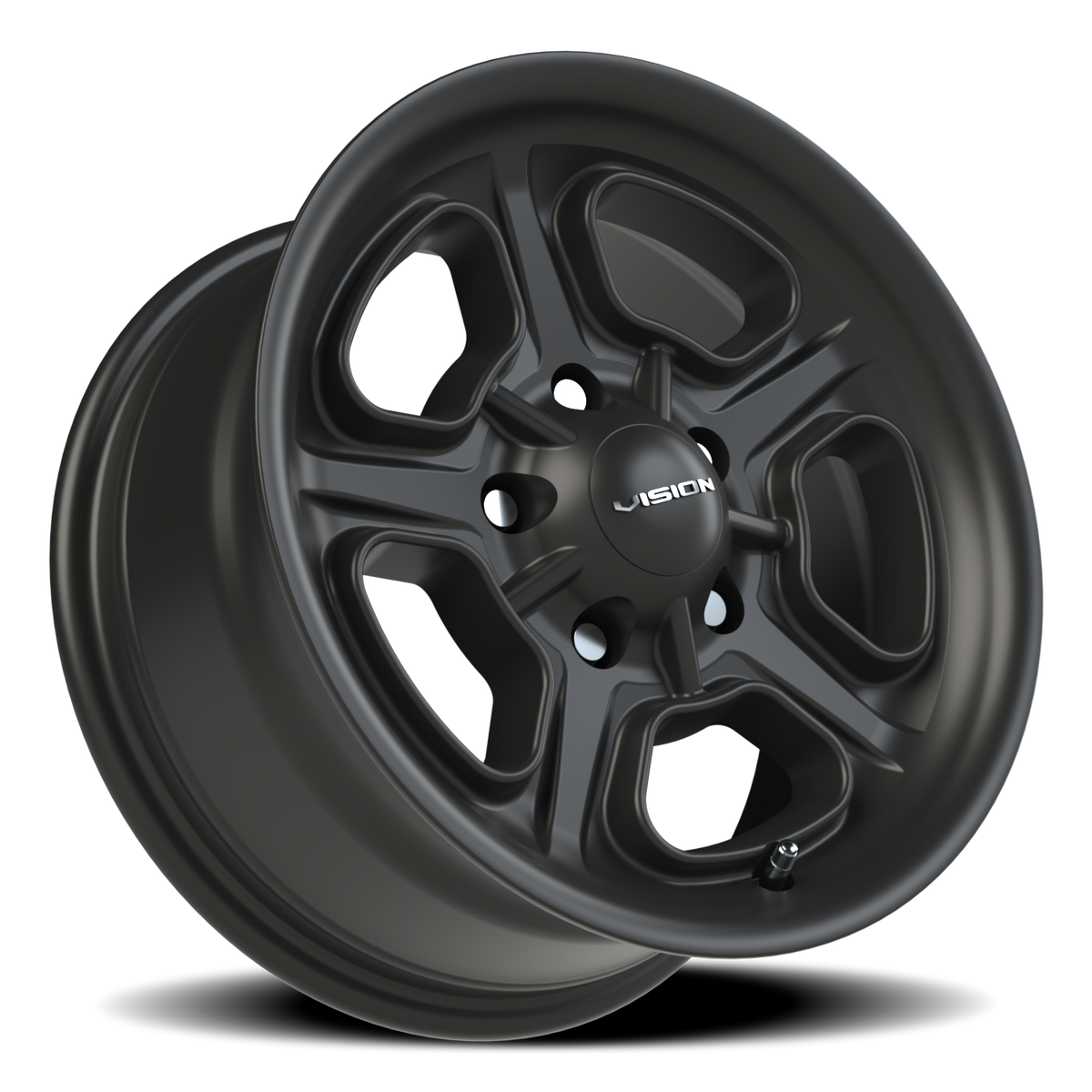 Vision Wheel 147 Satin Black 15x7 +6 5x120.65mm 83mm - Wheelwiz