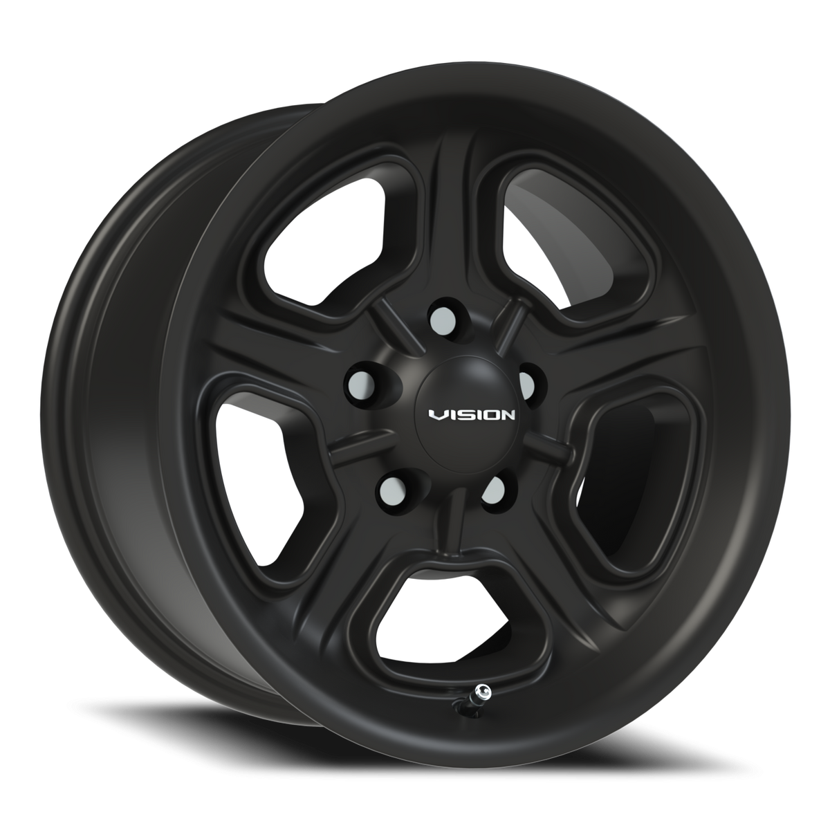 Vision Wheel 147 Satin Black 15x8 0 5x127mm 83mm - Wheelwiz